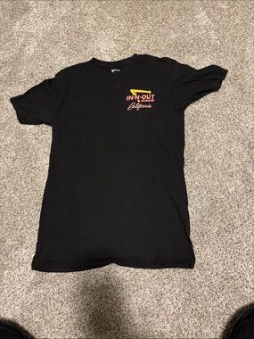 In-N-Out Burger California Black Logo Tee - Women's Short Sleeve